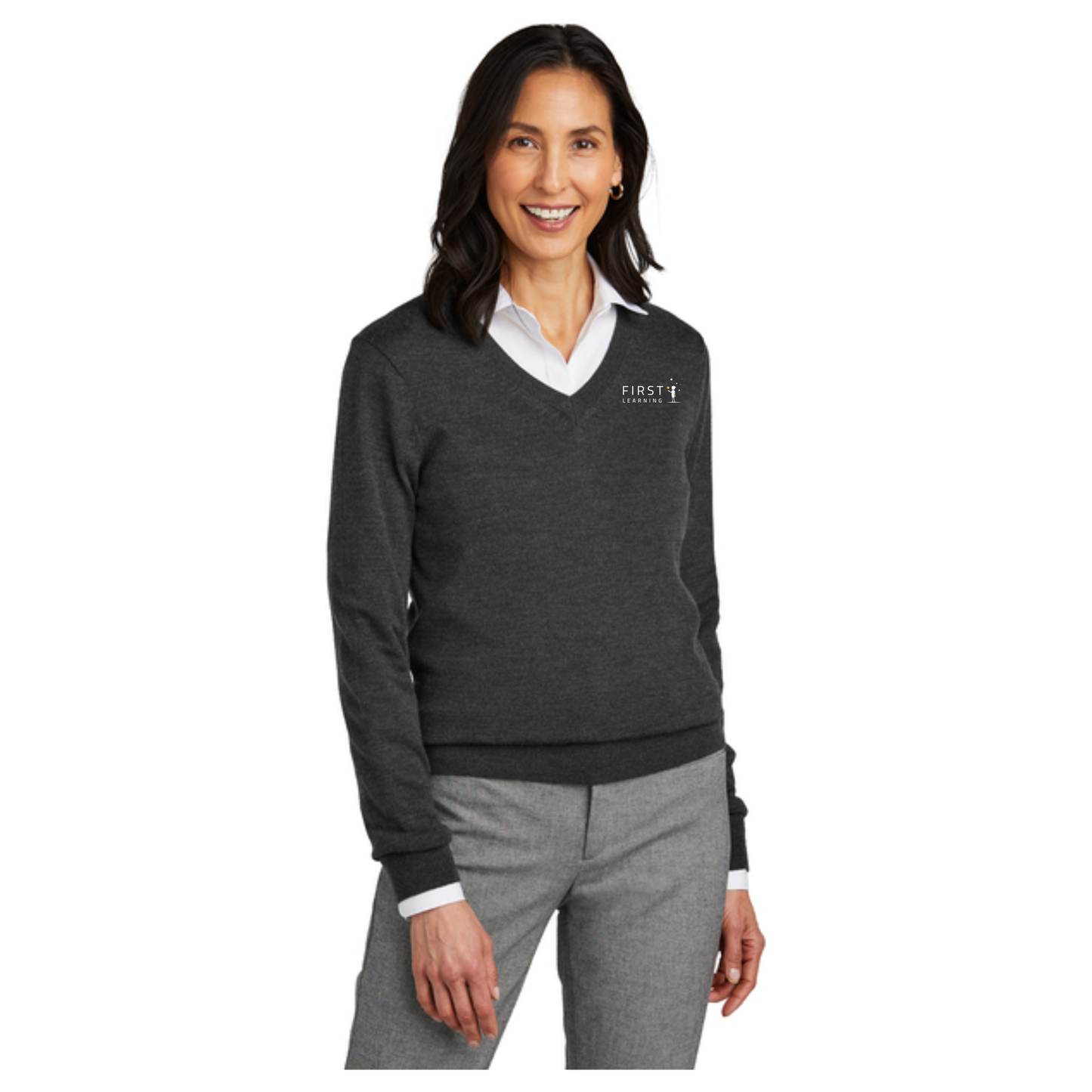Brooks Brothers ® Women’s Washable Merino V-Neck Sweater