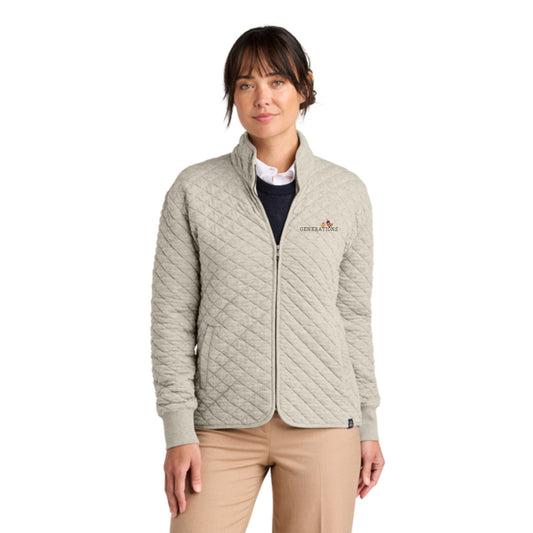 Brooks Brothers® Women’s Diamond Quilt Full-Zip Generations