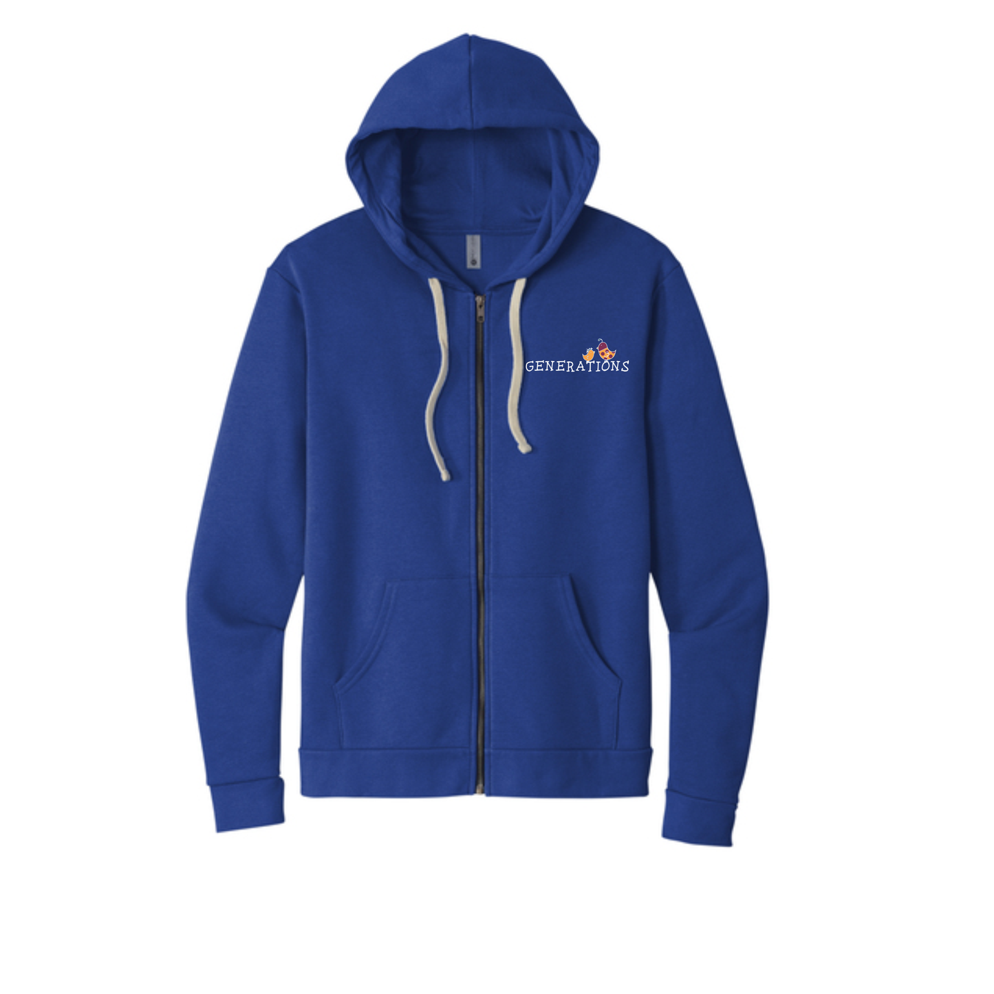 Next Level Apparel® Adult Santa Barbara Zip Hoodie