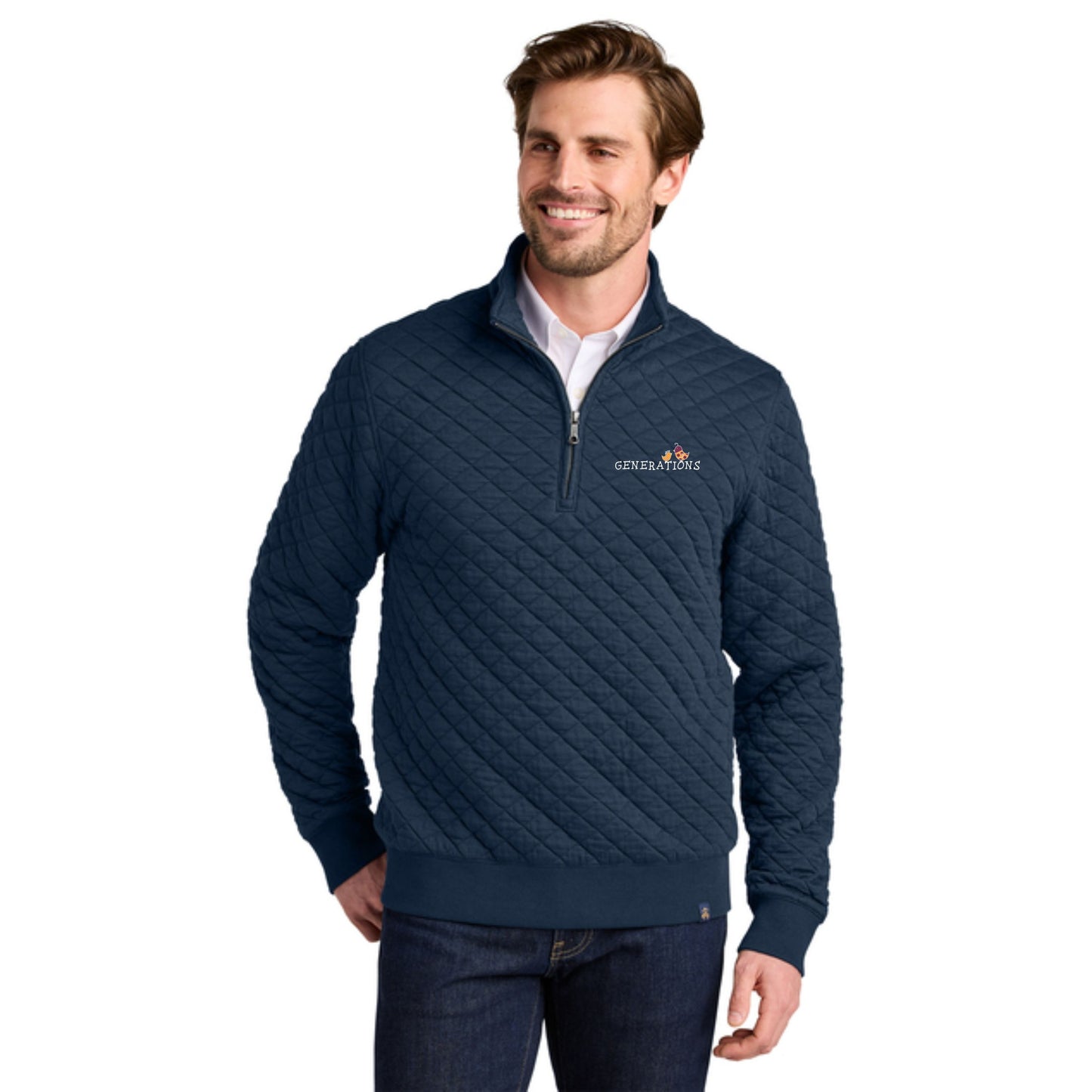 Brooks Brothers® Diamond Quilt 1/4 Zip
