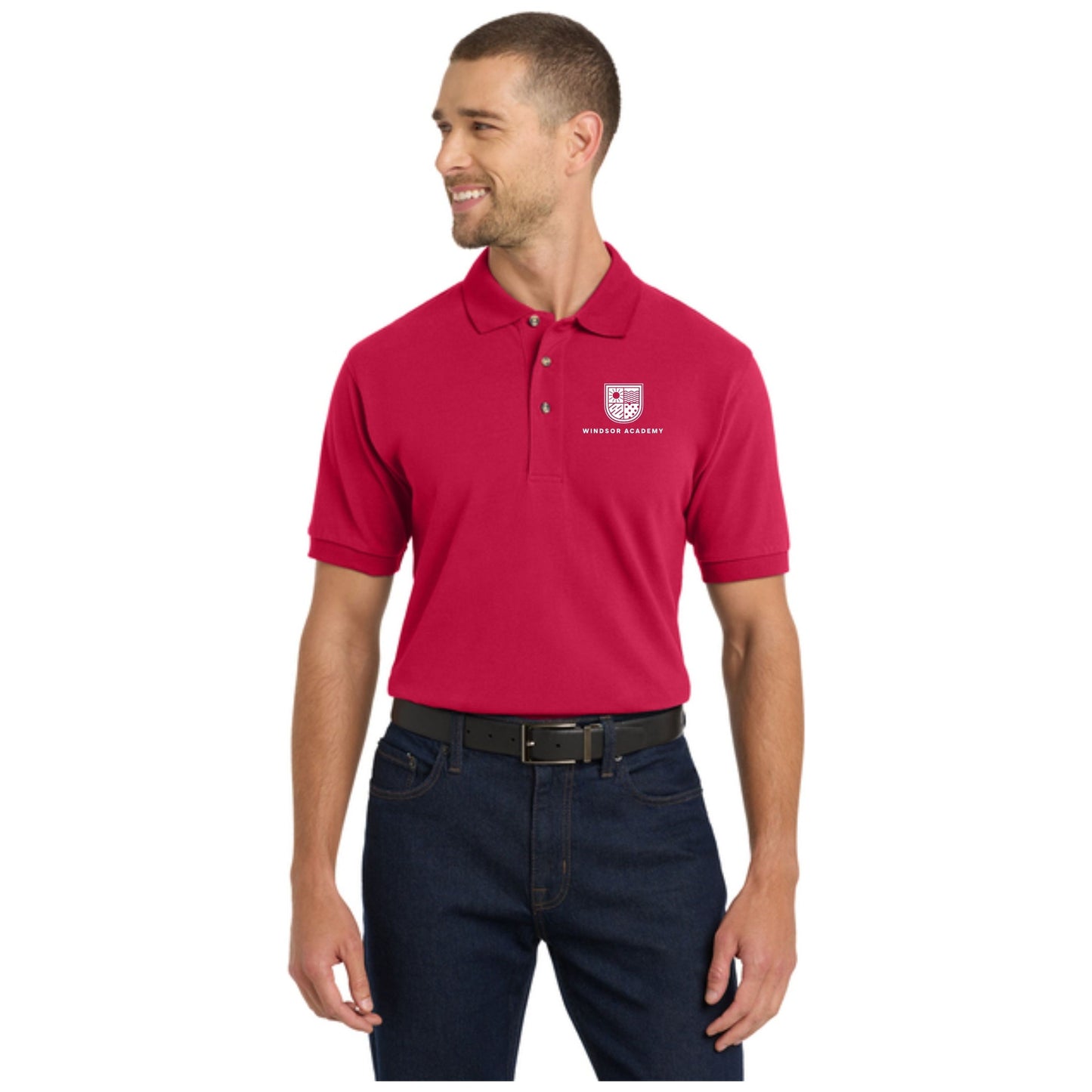 Port Authority® Heavyweight Cotton Pique Polo