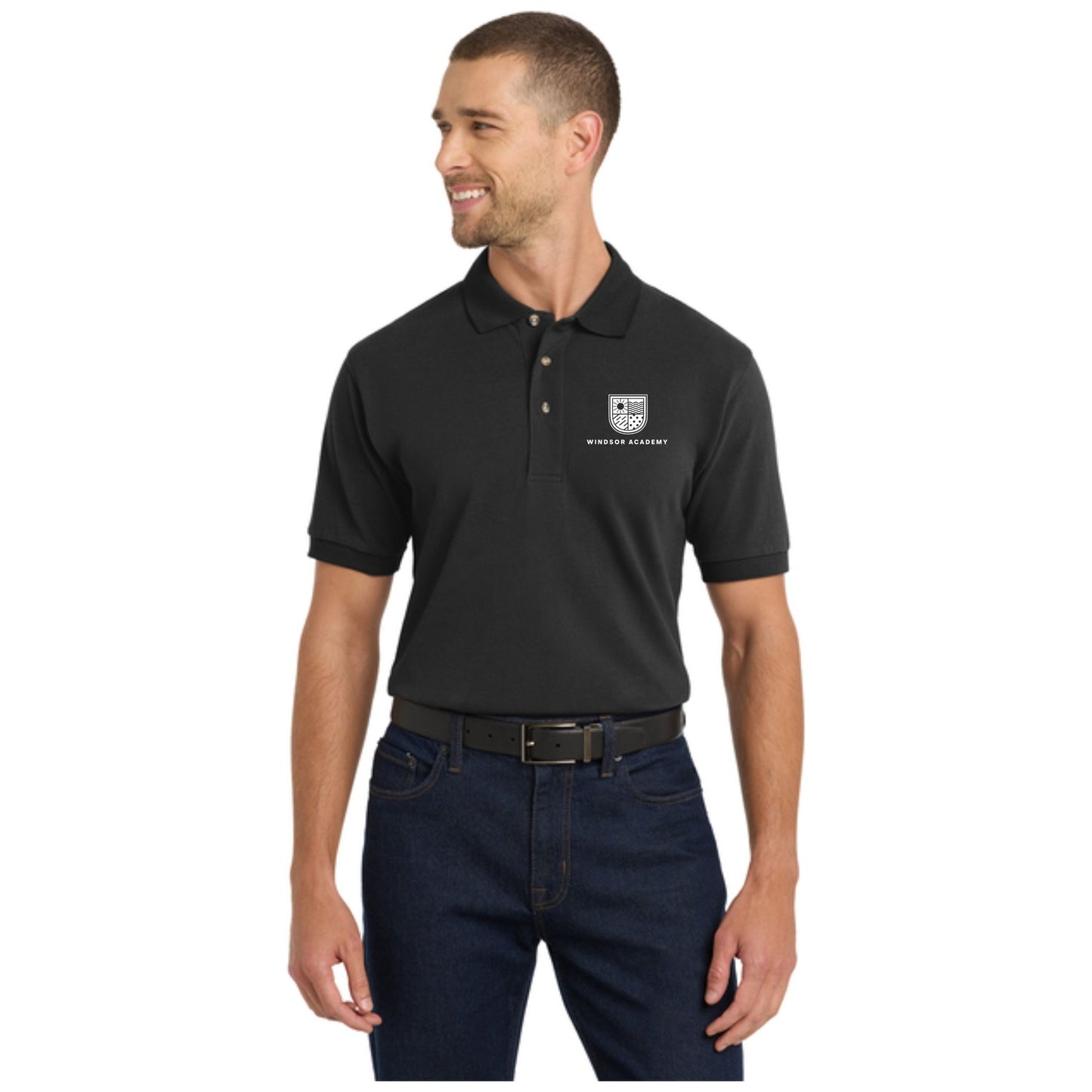 Port Authority® Heavyweight Cotton Pique Polo