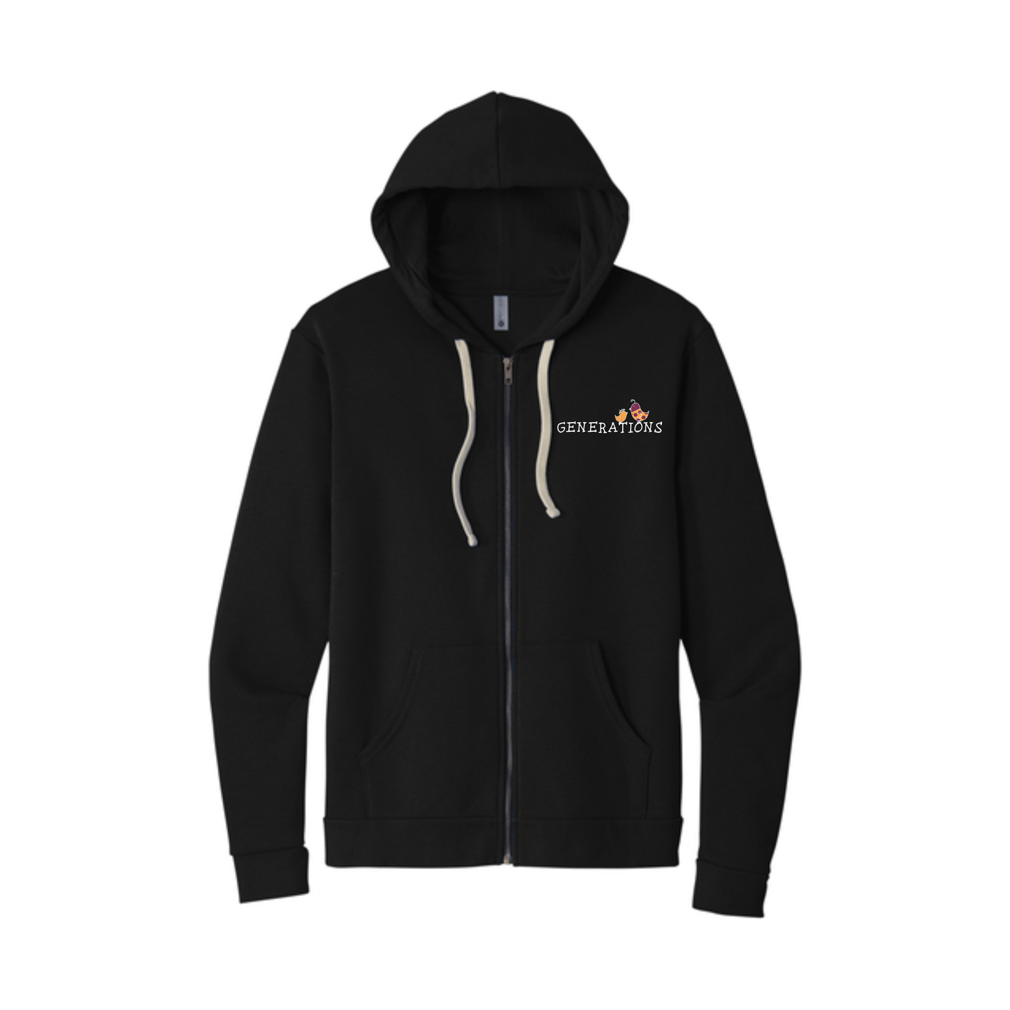 Next Level Apparel® Adult Santa Barbara Zip Hoodie