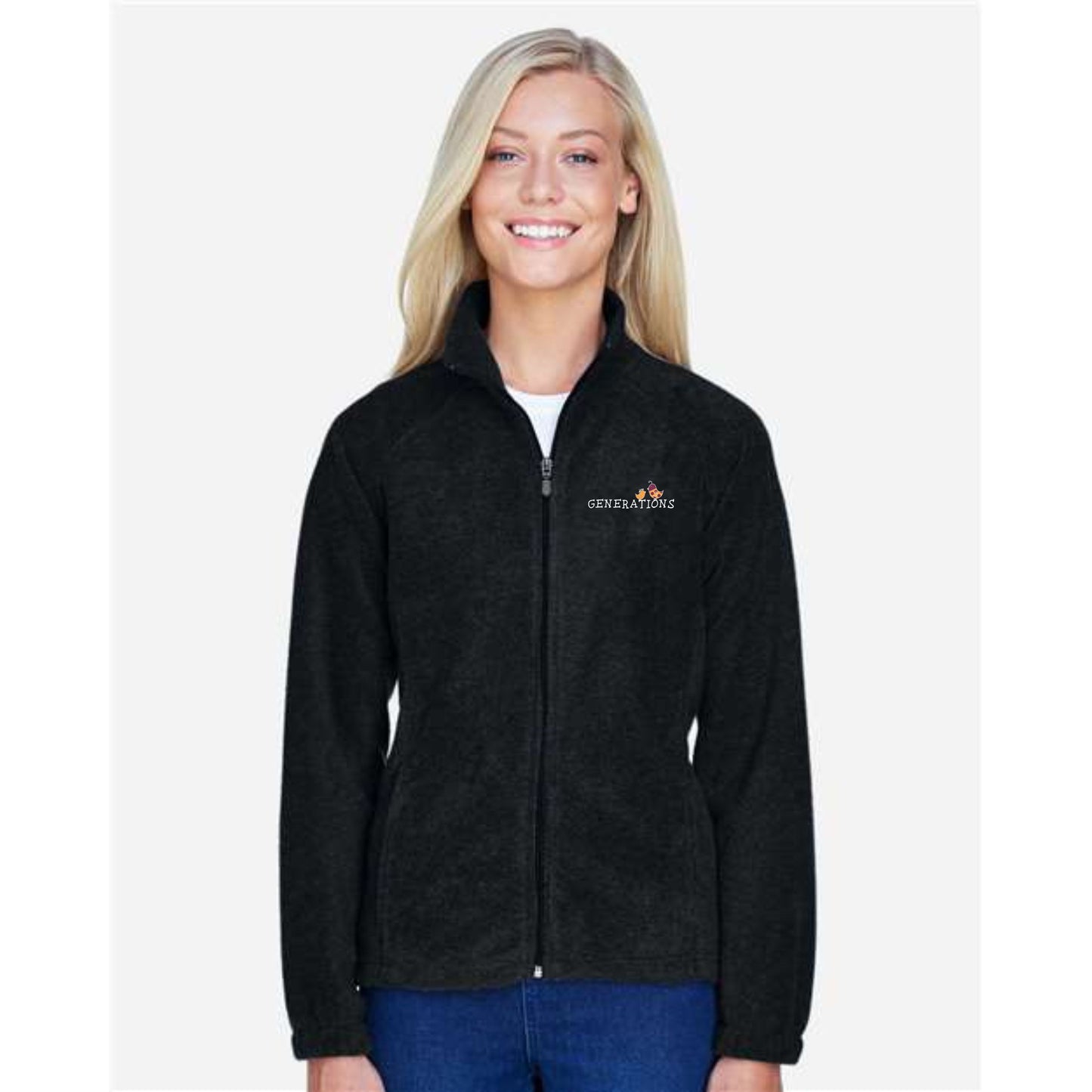 Harriton Women's Full-Zip Fleece