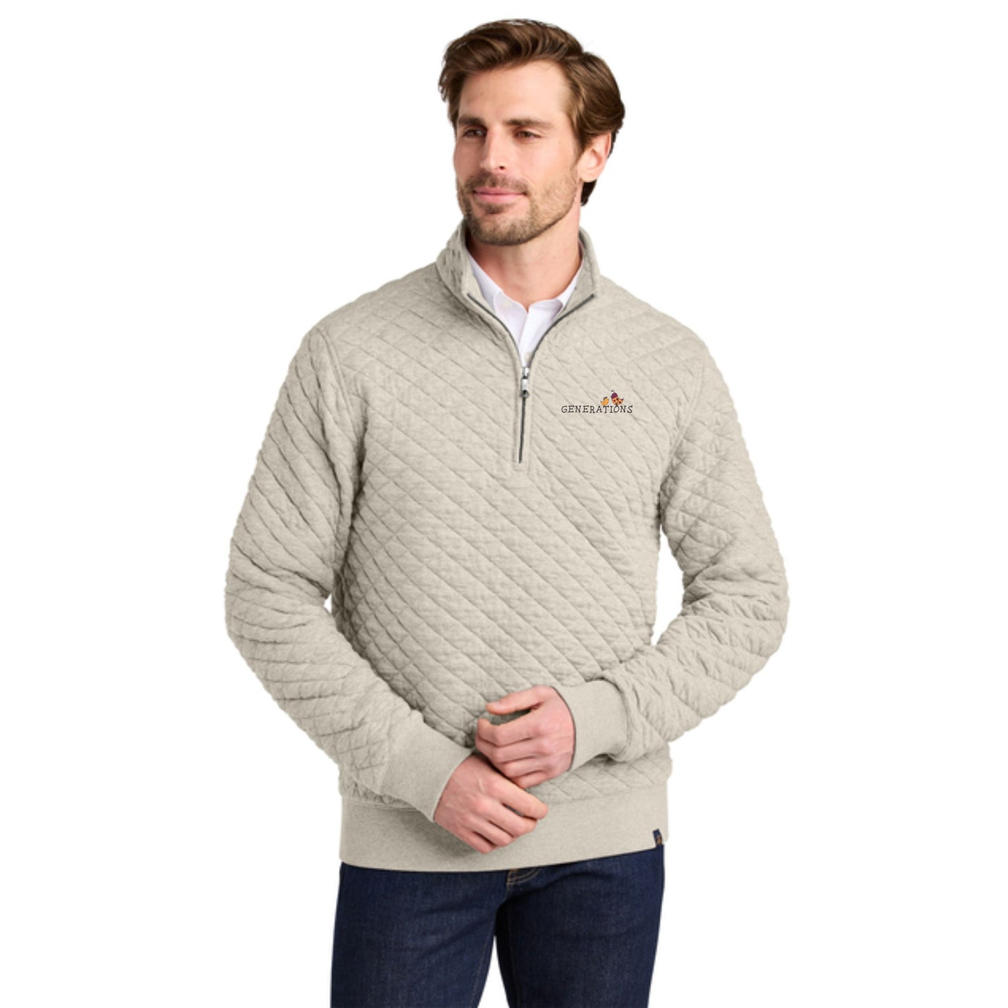 Brooks Brothers® Diamond Quilt 1/4 Zip