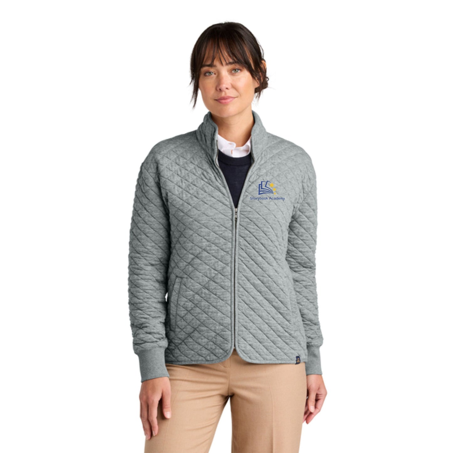 Brooks Brothers® Women’s Diamond Quilt Full-Zip