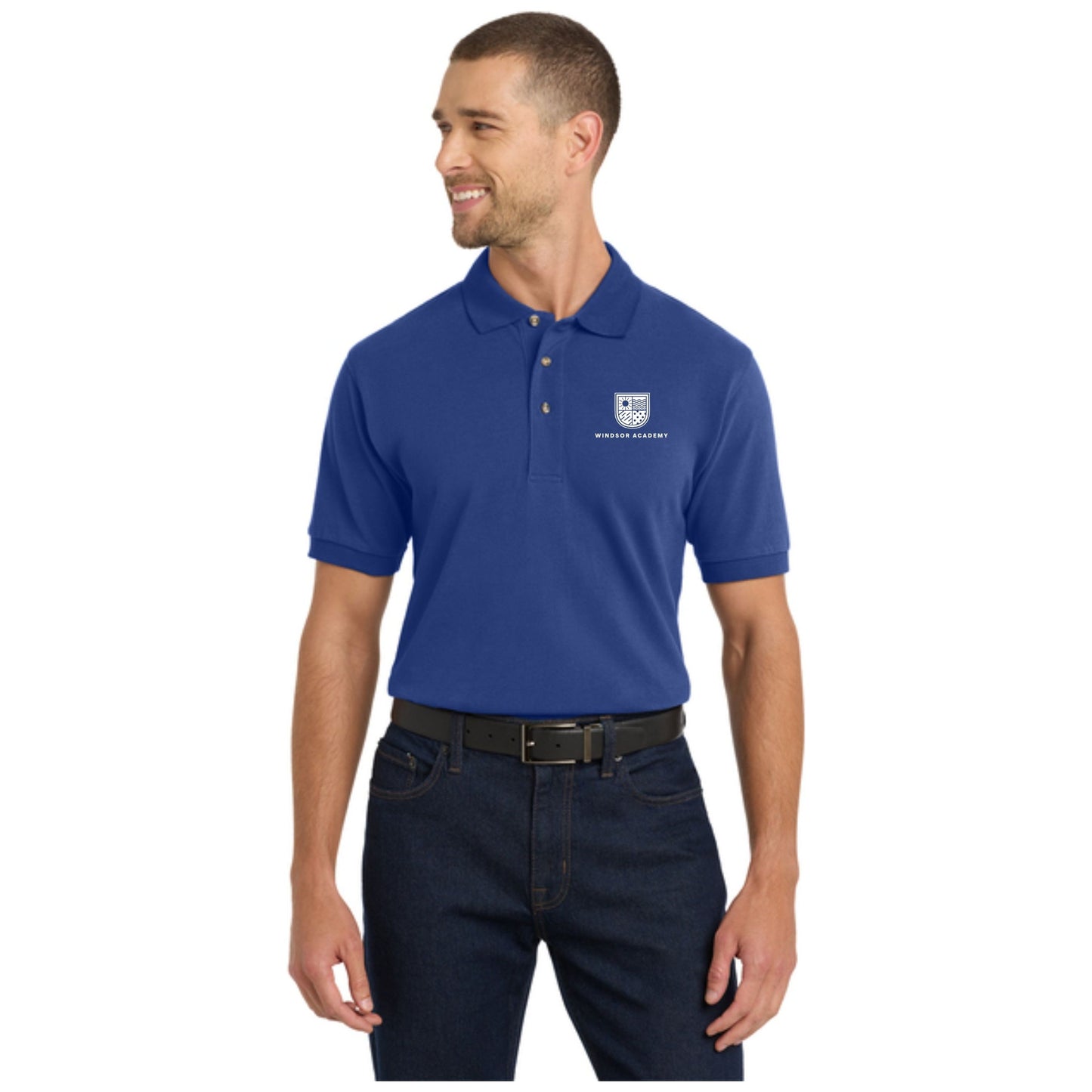 Port Authority® Heavyweight Cotton Pique Polo