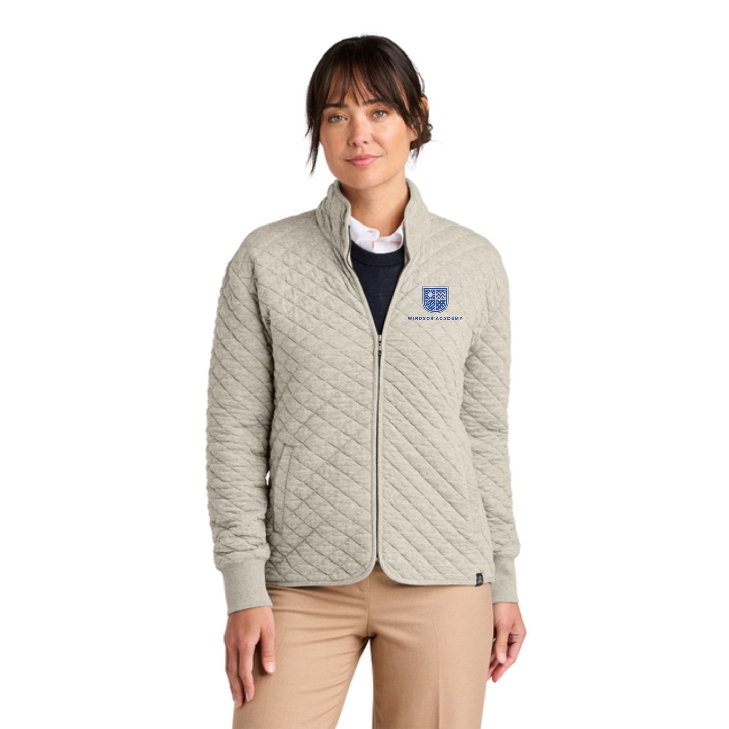 Brooks Brothers® Women’s Diamond Quilt Full-Zip