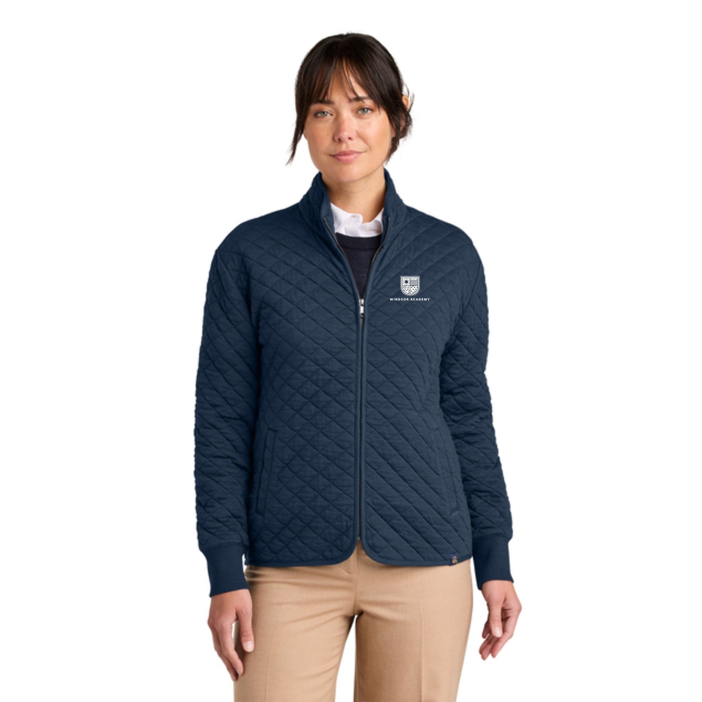 Brooks Brothers® Women’s Diamond Quilt Full-Zip