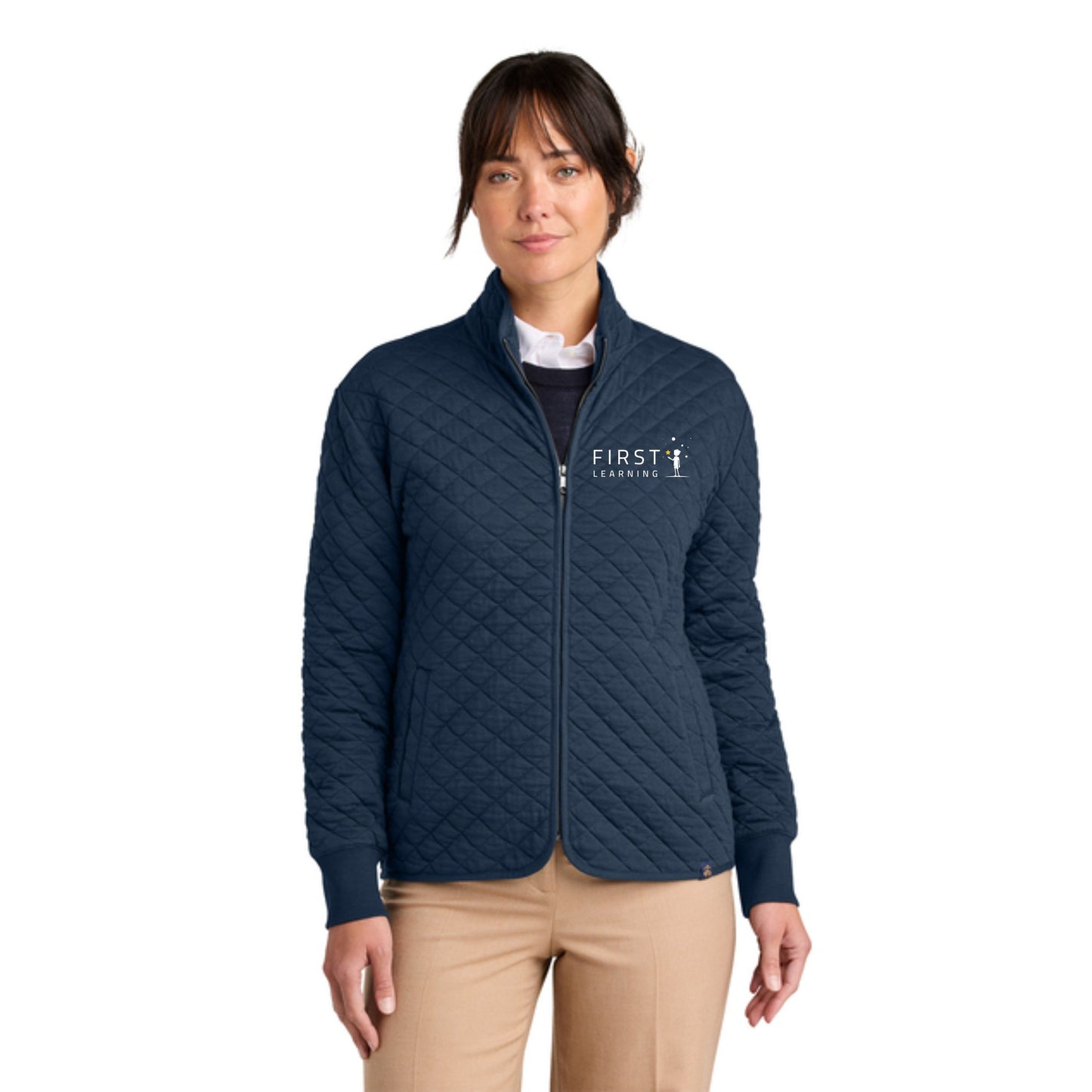 Brooks Brothers® Women’s Diamond Quilt Full-Zip
