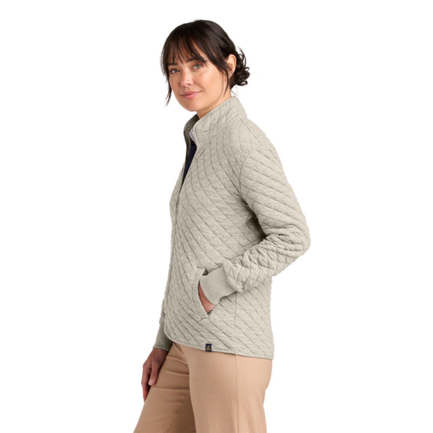 Brooks Brothers® Women’s Diamond Quilt Full-Zip Generations